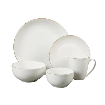 Gibson Home Ogalla (30-Piece) Dinnerware Set - White