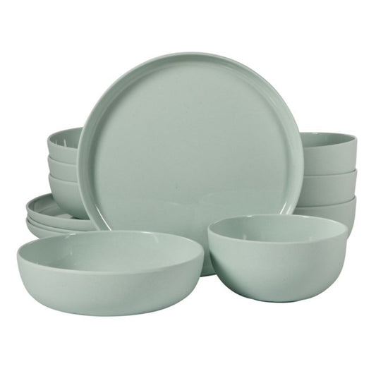 Gibson Home Candy Skies Dinnerware Set (12-Piece)