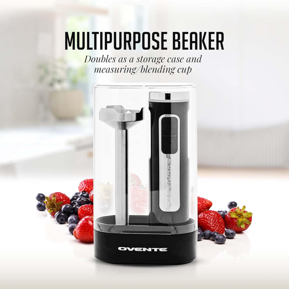 Ovente 8-Speed Electric Cordless Immersion Hand Blender