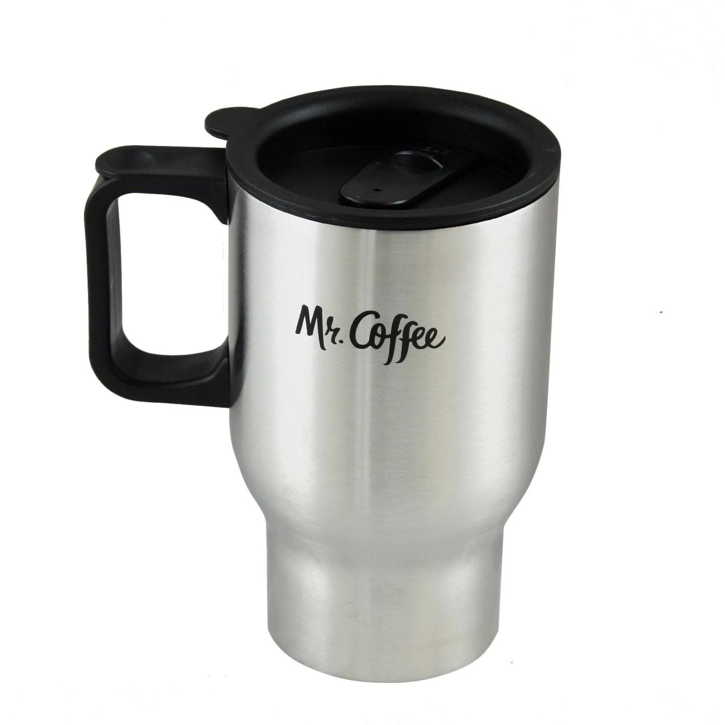Mr. Coffee Expressway 15 Oz. Travel Mug - Stainless Steel/Black - Curacao