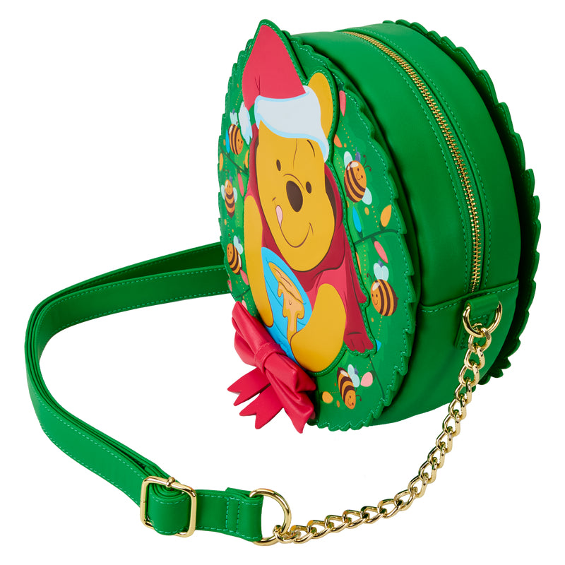 Loungefly Disney Winnie The Pooh Stuck Wreath Glow Crossbody Bag - Multicolor