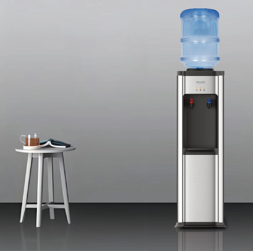 Appliance Basics TY/LYR98 Top Loading Water Dispenser - Black/Silver