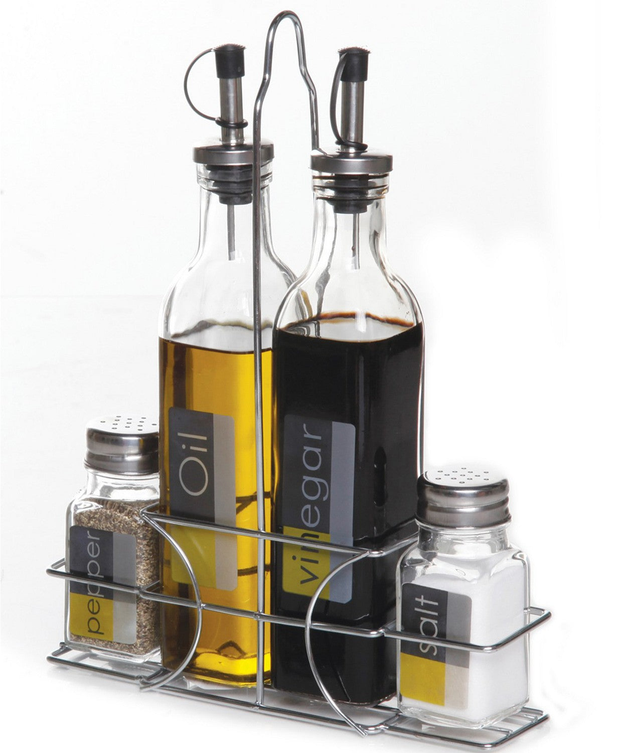 Gibson 9 Piece Condiment Set