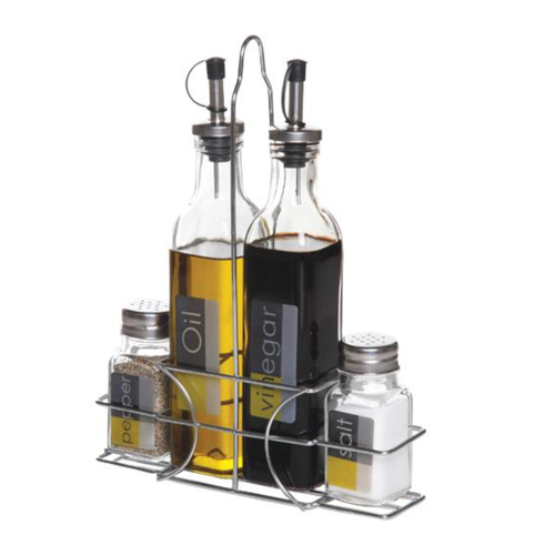 Gibson 9 Piece Condiment Set