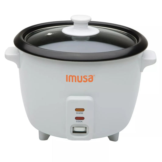 Imusa Rice Cooker 16-Cup (Cooked) - White