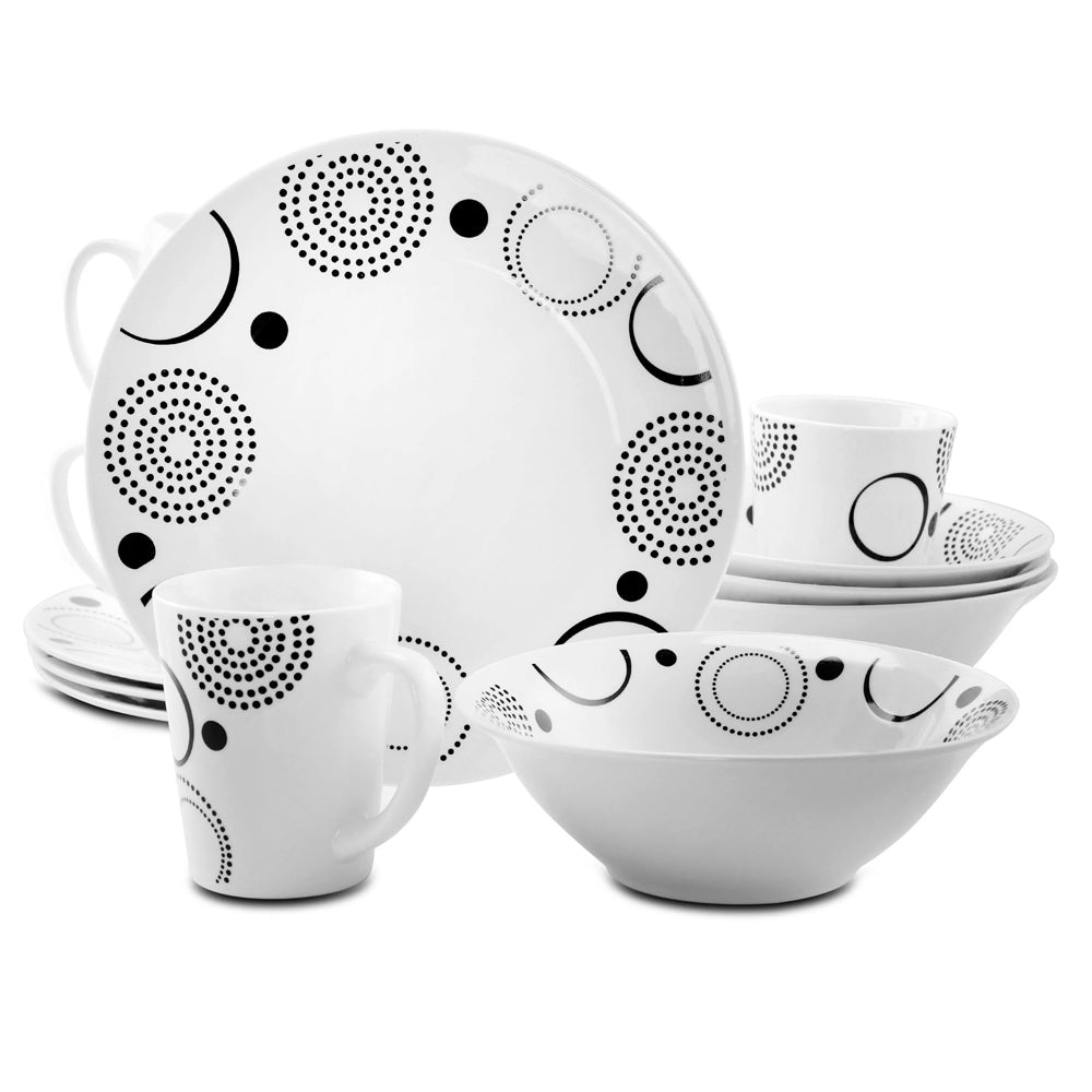 Gibson Home Modern Times 12 Piece Dinnerware Set