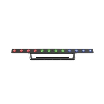 Foco LED lineal compacto con Bluetooth Chauvet COLORband T3 R GB, color negro