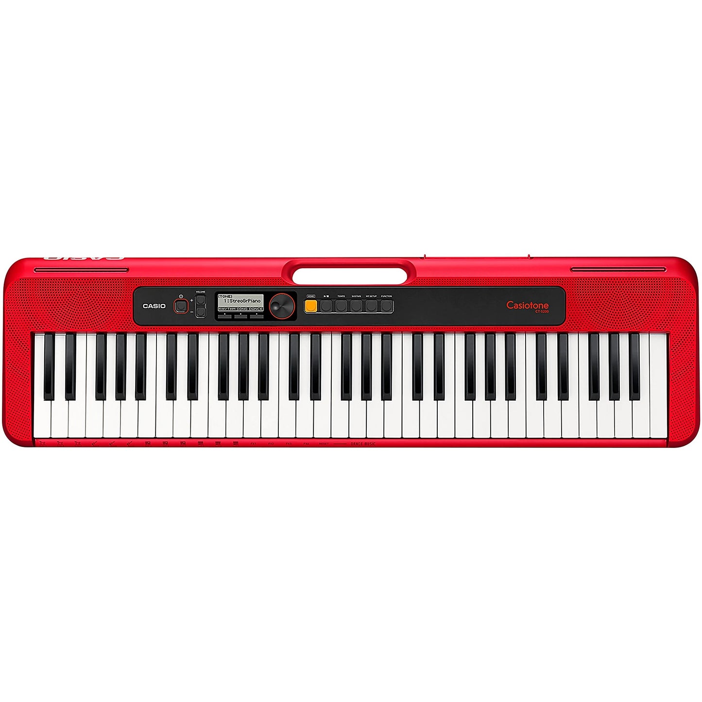 Casio CT-S200 Portable 61-Key Keyboard - Red