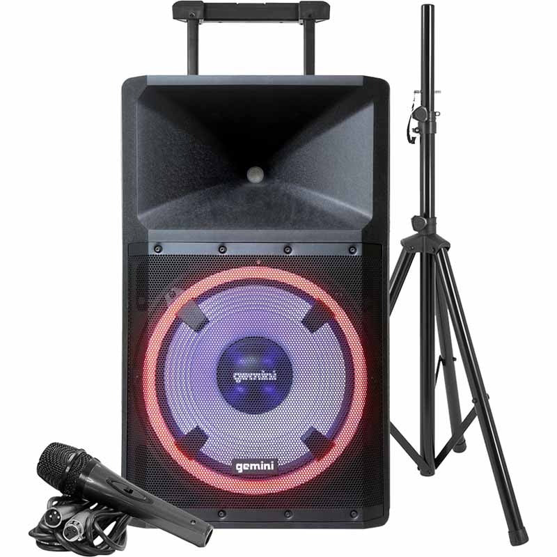 Gemini Professional Player + 15" Portable Speaker