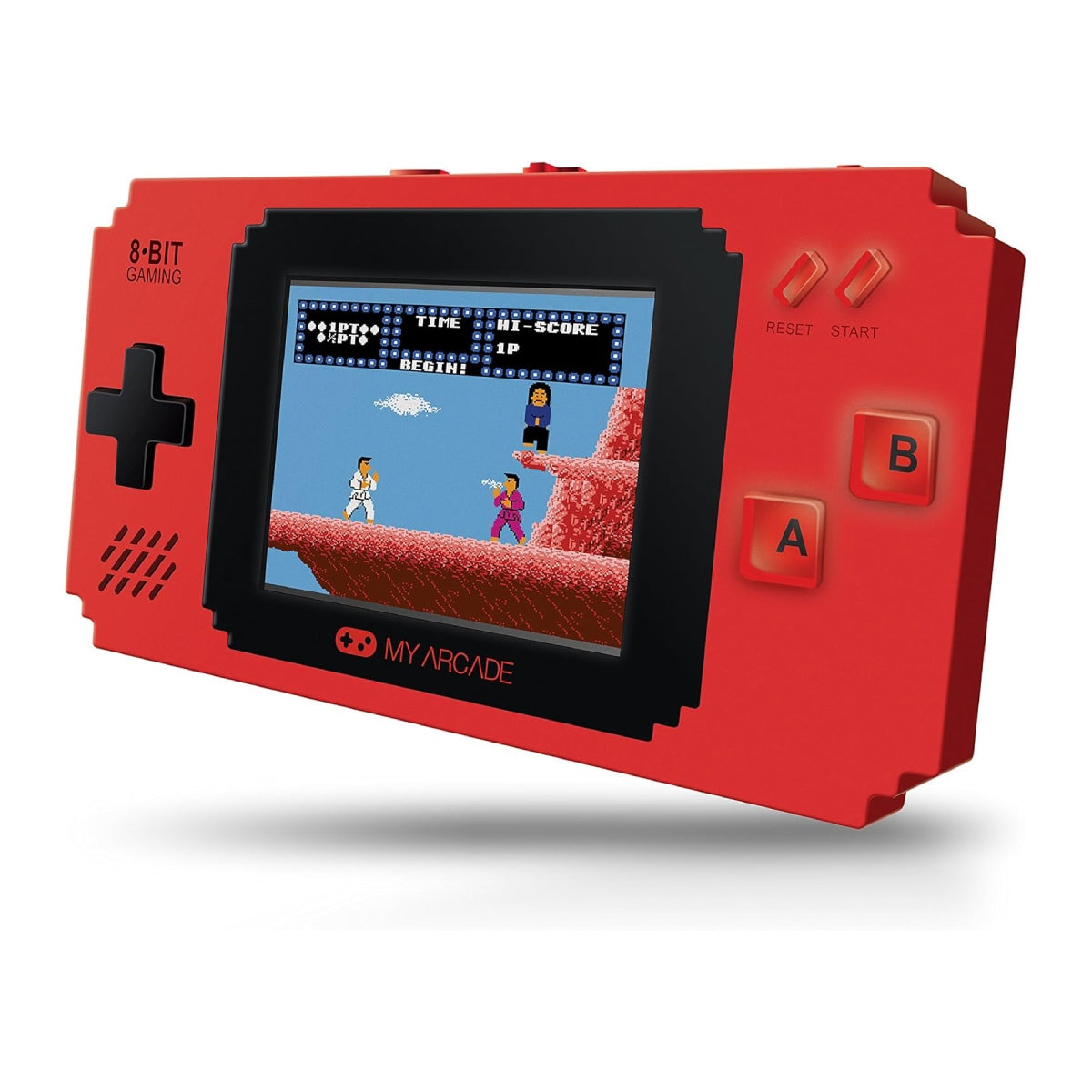My Arcade Pixel Player Portable 300-in-1 Gaming Console - Red/Black