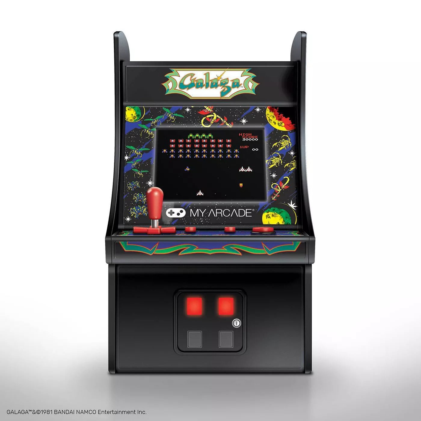 My Arcade Galaga Micro Player - Black - Curacao