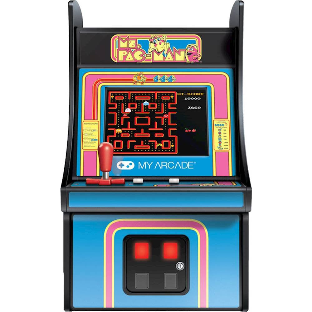 My Arcade Ms. Pac-Man Micro Player - Blue/Pink - Curacao