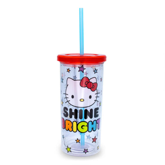 Sanrio Hello Kitty Shine Bright 20 oz Carnival Cup With Lid - Multicolor