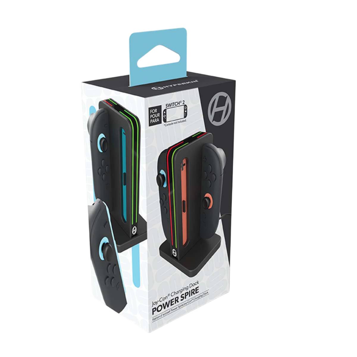 Hyperkin Power Spire Joy-Con Charging Dock for Nintendo Switch 2 - Black