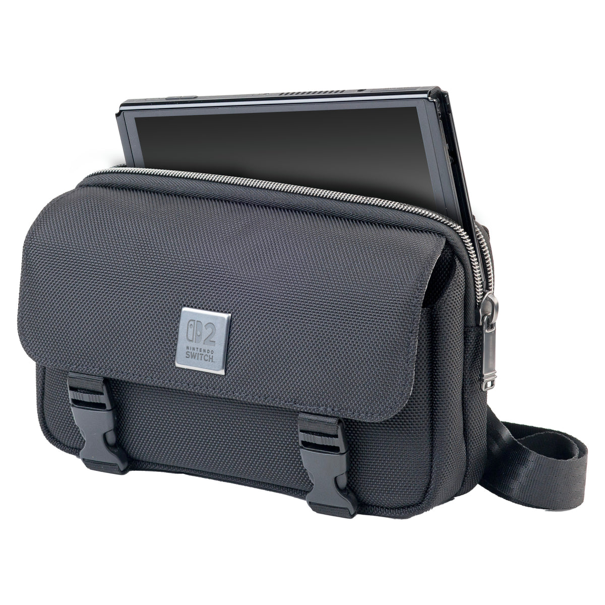 RDS Industries Traveler Deluxe Crossbody Bag Case for Nintendo Switch 2 - Black