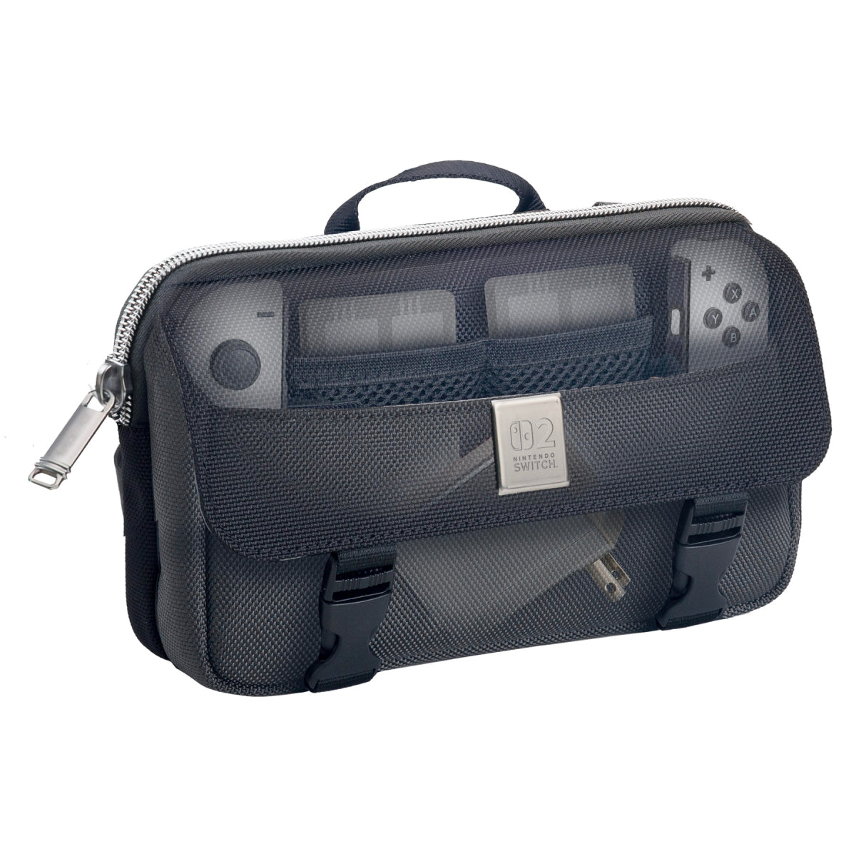 RDS Industries Traveler Deluxe Crossbody Bag Case for Nintendo Switch 2 - Black