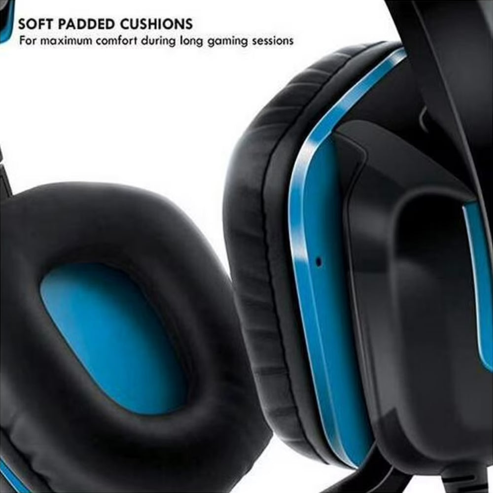Auriculares con cable DreamGEAR PlayStation 4 - Negro/Azul 