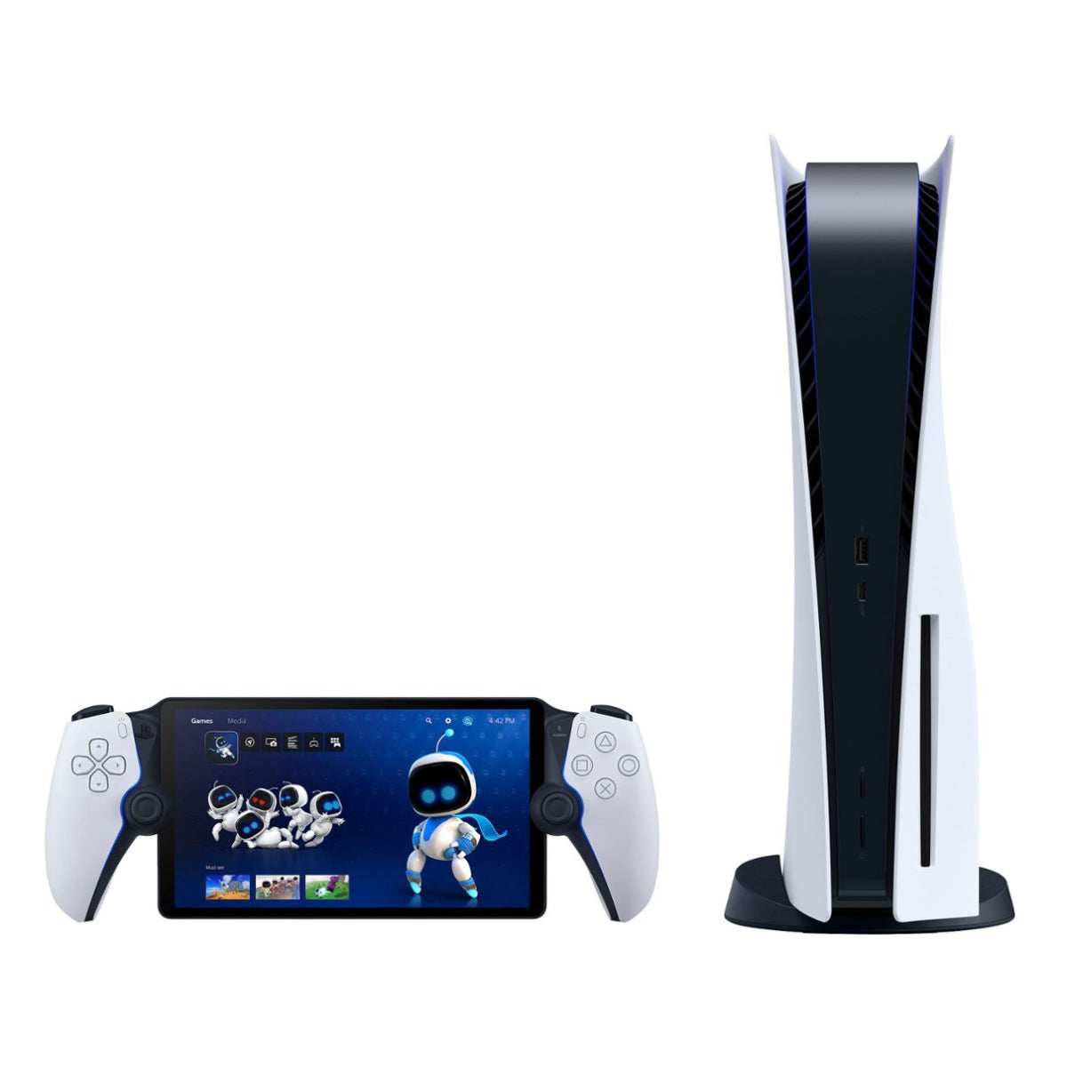 Bundle: Sony PlayStation 5 Slim Console + Sony Pulse Explore Wireless Earbuds + PlayStation Portal Remote Player