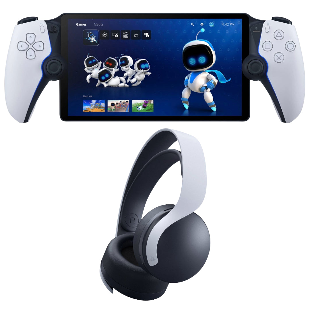 Paquete Sony PlayStation Portal: control remoto Sony PlayStation Portal + auriculares inalámbricos Sony Pulse 3D