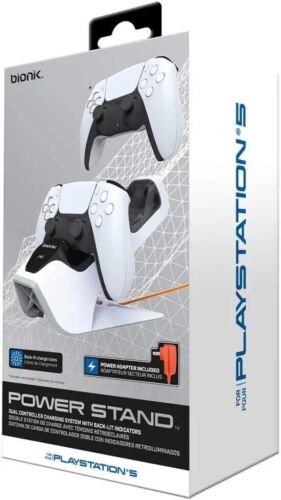 Soporte de alimentación Bionik para PlayStation 5, color blanco