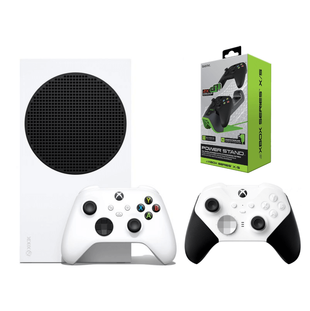 XBOX Bundle: XBOX Series S All-Digital Console +XBOX Elite Series 2 controller + Power Stand