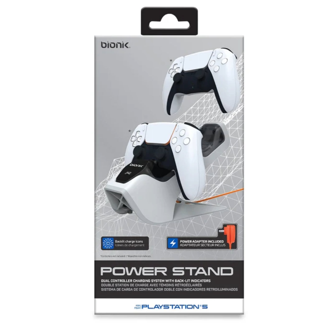 Bionik Power Stand for PlayStation 5 - White