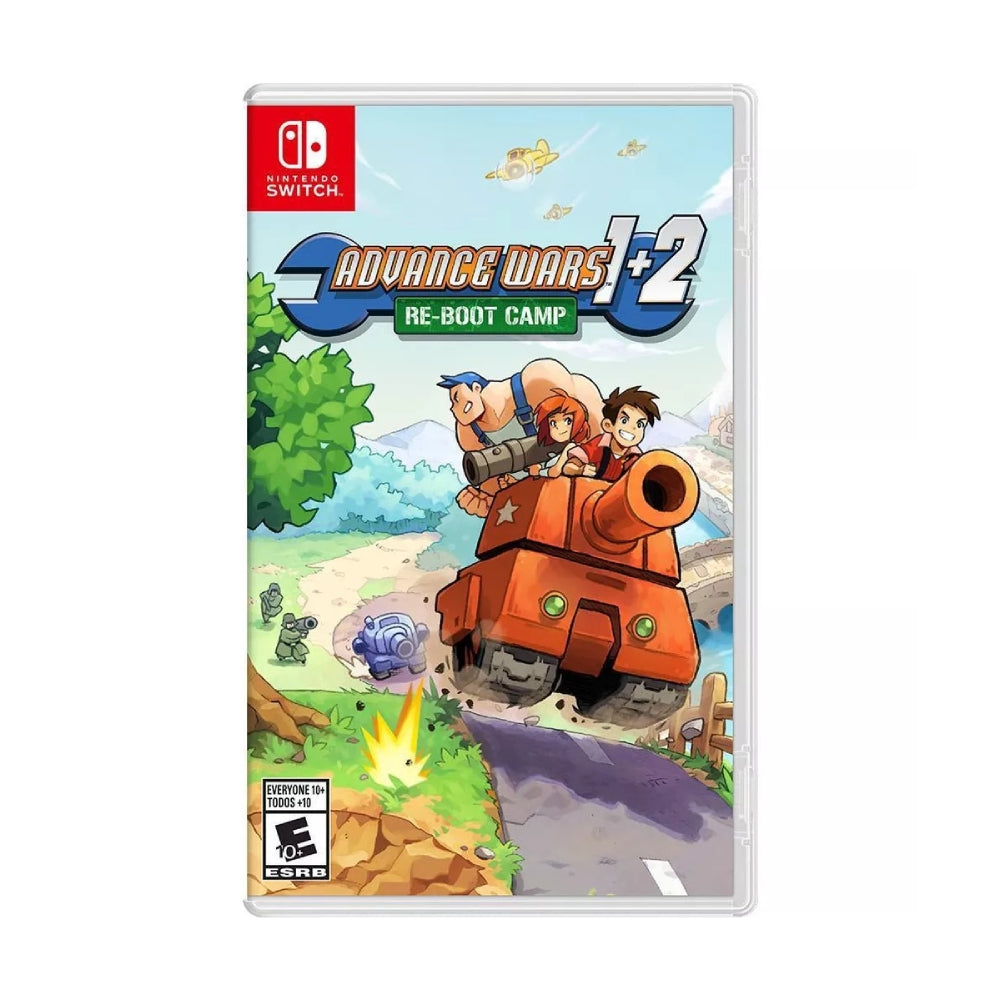 Bundle: Nintendo Switch with Joyâ€‘Con Controllers + Advance Wars 1+2: Re-Boot Camp + DreamGEAR Starter Kit