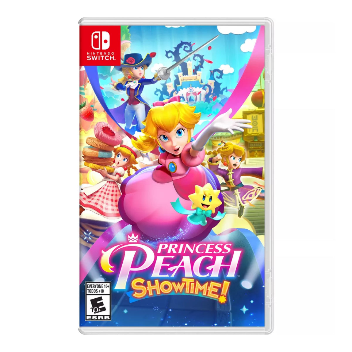 Paquete: consola Nintendo Switch OLED + estuche de consola RDS Industries Deluxe + Princess Peach: Showtime!