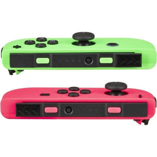 Nintendo Switch Bundle: Switch OLED Console - White +  Joy-Con L/R Wireless Controller - Neon Pink/Neon Green + Super Mario Bros. Wonder