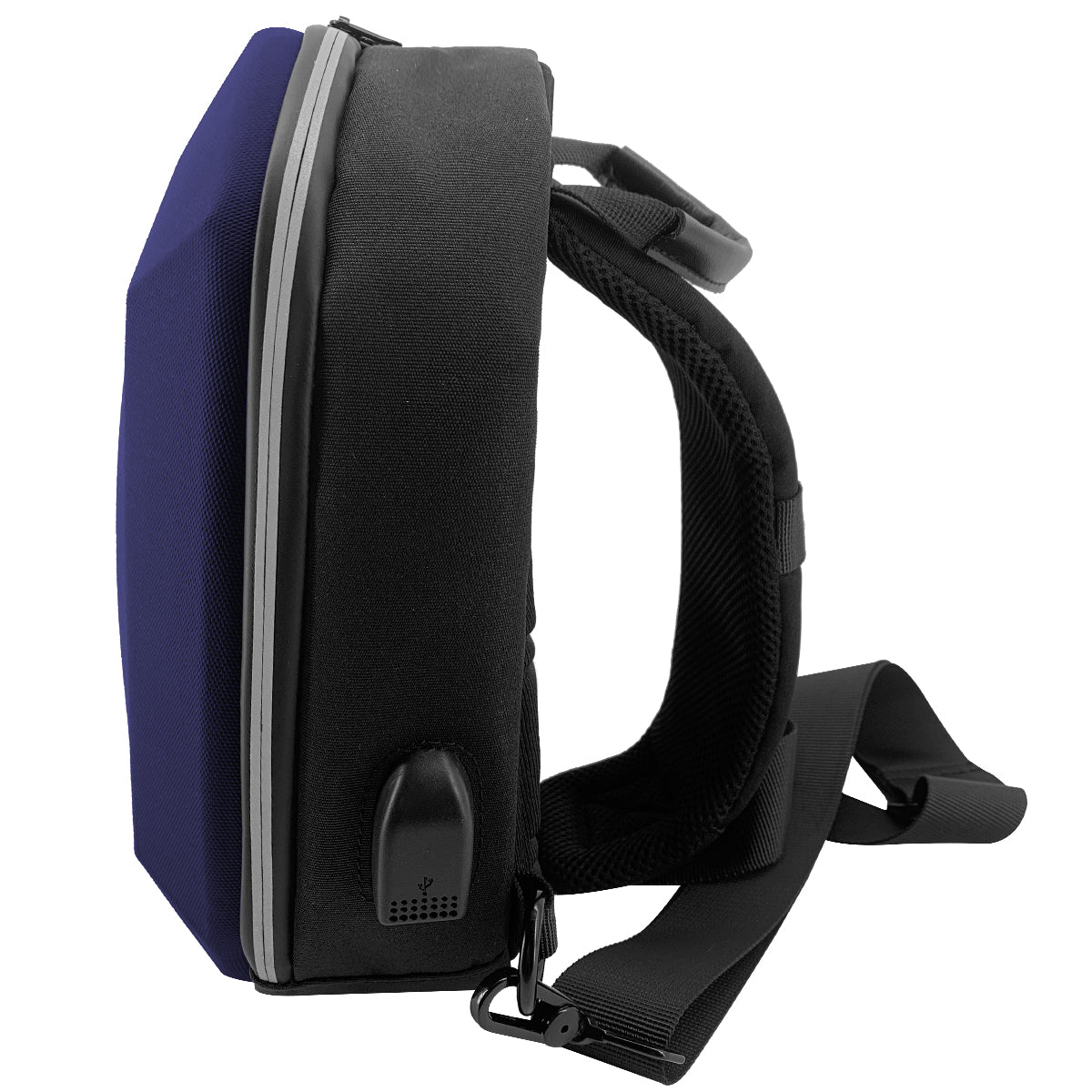 Mochila bandolera tipo mensajero Black Widow - Azul
