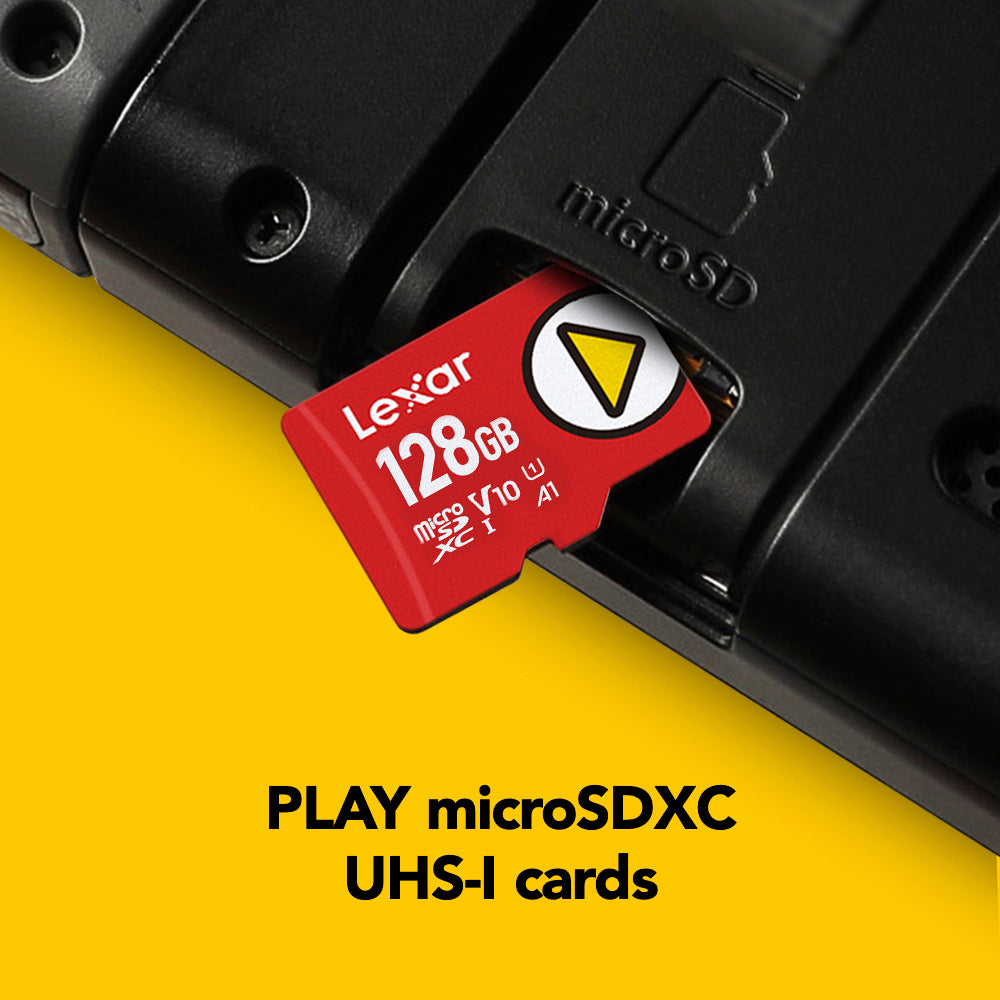 Tarjeta de memoria Lexar Play MicroSDXC UHS-I de 128 GB