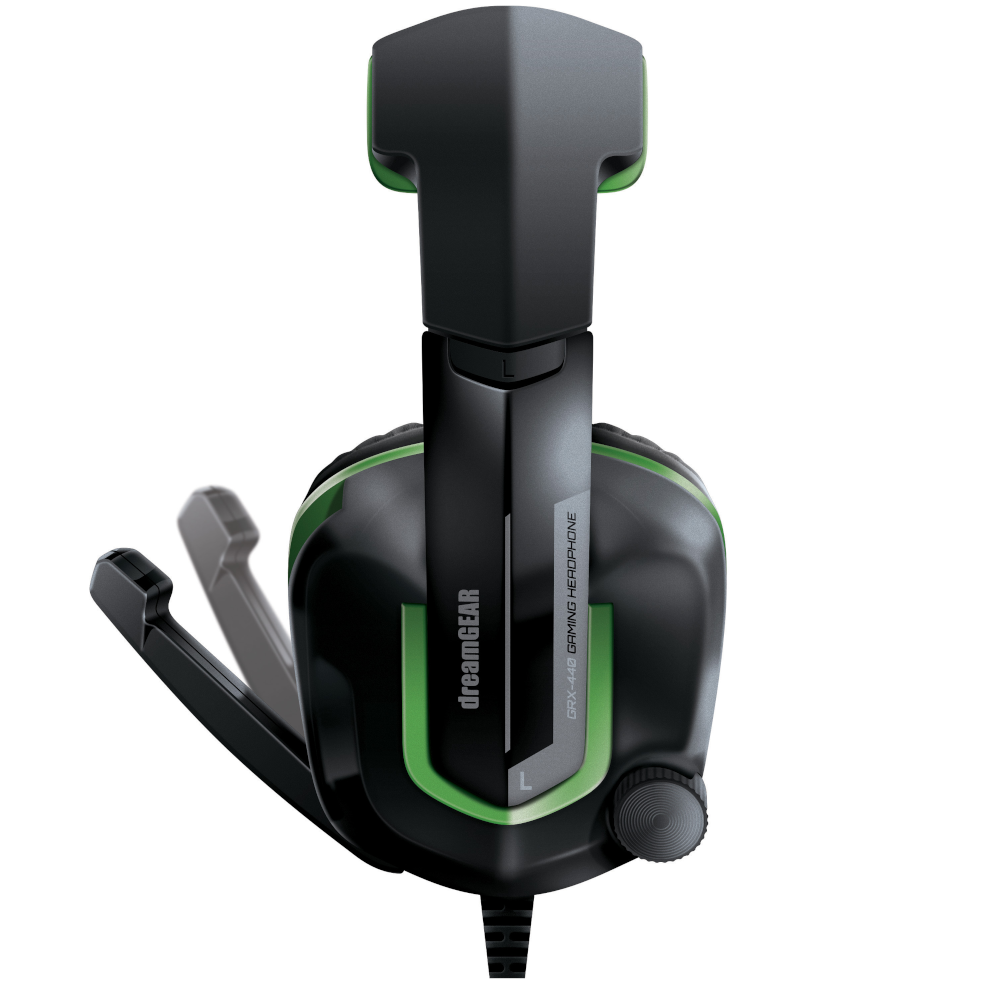 DreamGEAR Xbox One Wired Headset - Black/Green - Curacao