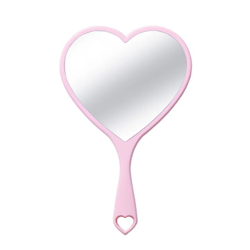 Beauty Creations Handheld Heart Mirror - Pink