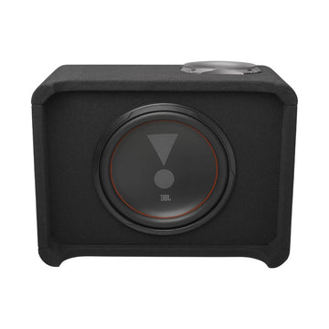 JBL Club SUBCB1000P Single 12" Slip Stream Ported Enclosed Car Subwoofer - Black