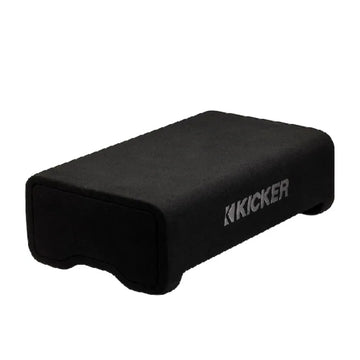 Kicker 53PL7TDF10 10" Powered Down-Firing Subwoofer Enclosure with 500W Amplifier - Black