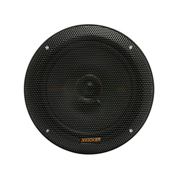 Kicker 51KSC6504 6.5" 2-Way Coaxial Speakers with Tweeter (Pair) - Black