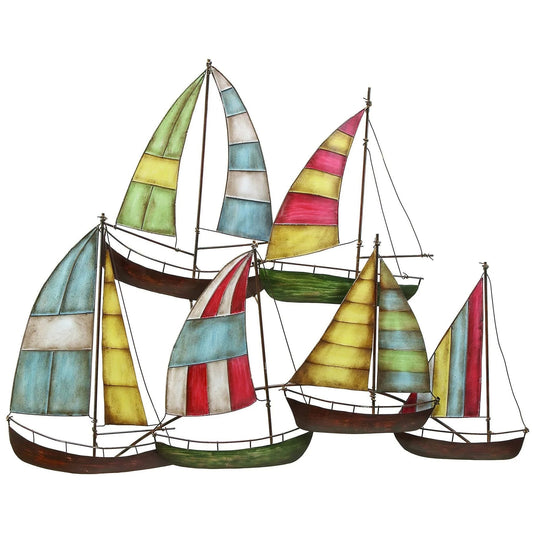 Metal Sailboat Wall DÃ©cor