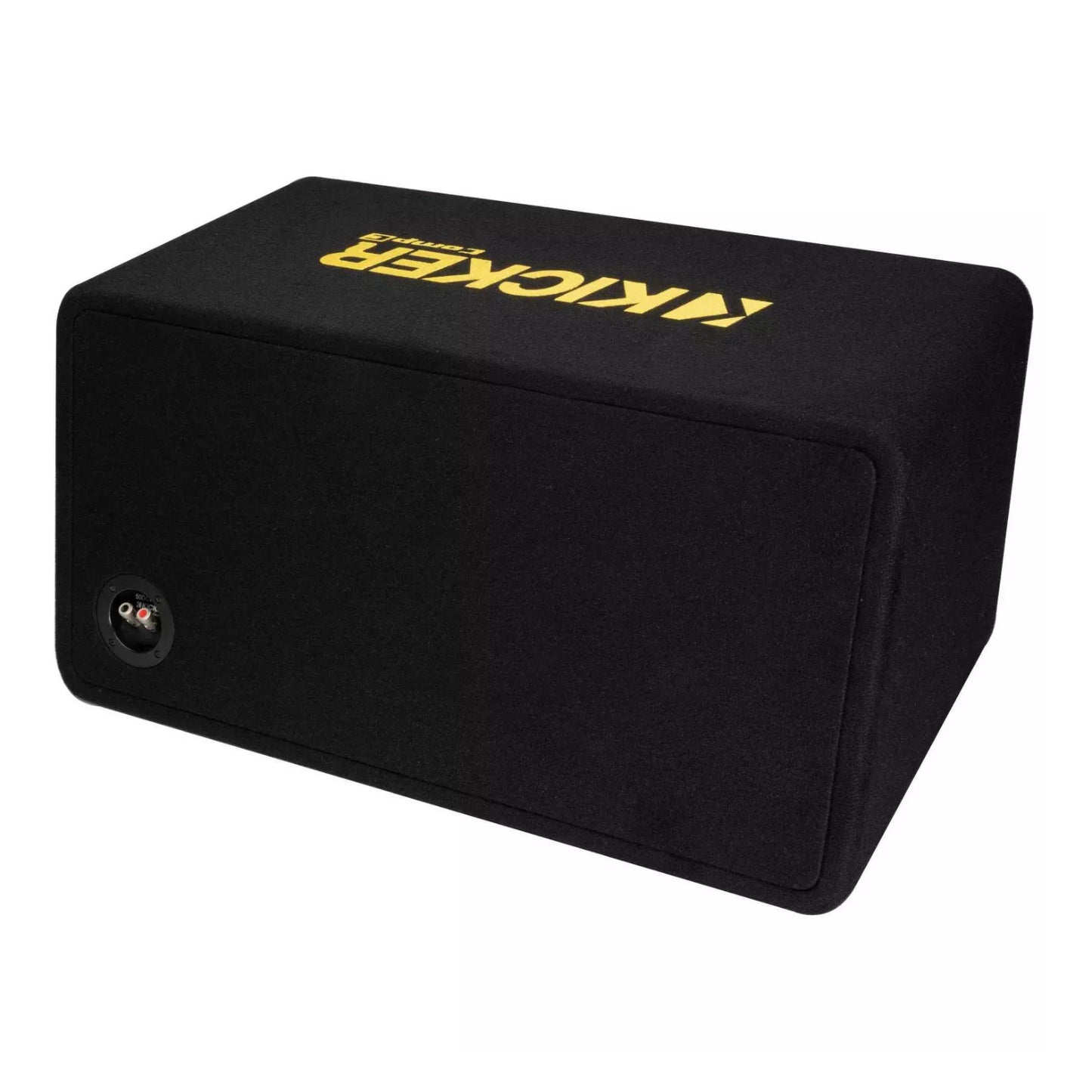 Paquete: Amplificador de subwoofer monobloque de clase D para audio de automóvil Kicker 46CXA4001 + subwoofers CompC duales Kicker 50DCWC102