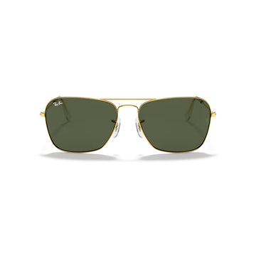 Ray-Ban RB3136 Caravan Unisex Square Solid Color Sunglasses
