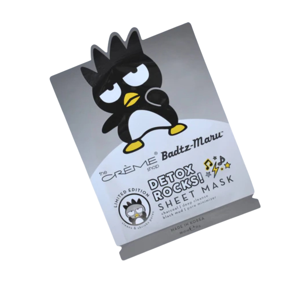 The CrÃ¨me Shop x Badtz-Maru Clear Skin Rocks Sheet Mask (3-Pieces)