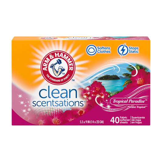 ARM&HAMMER Clean Scentsations Fabric Softener Sheets (40-Sheets)