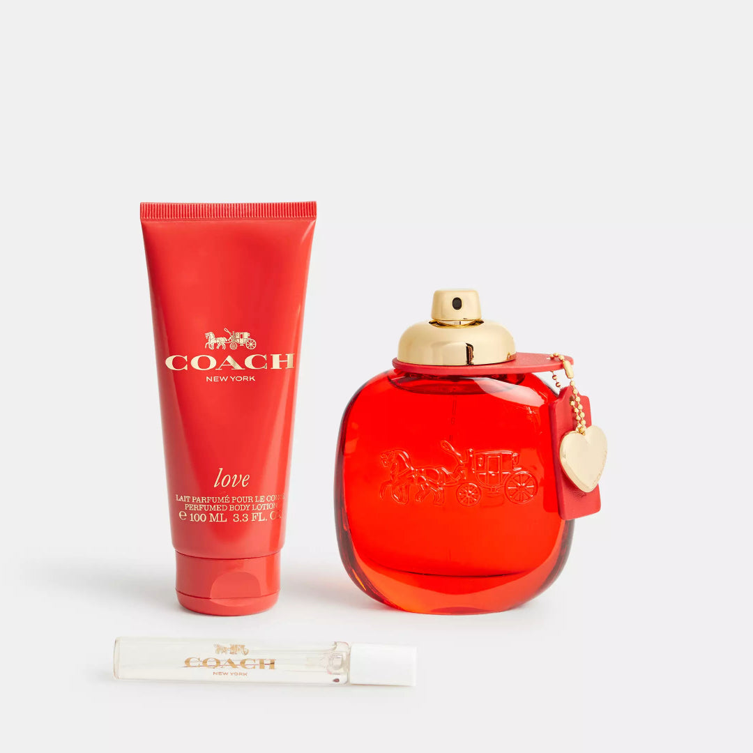 Coach Love Eau De Parfum 4 Piece Gift Set