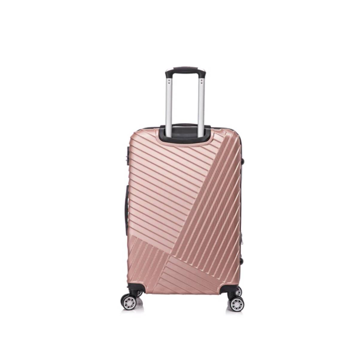 Toscano Prodigio 20" Carry On Hardside Luggage Suitcase - Rose Gold