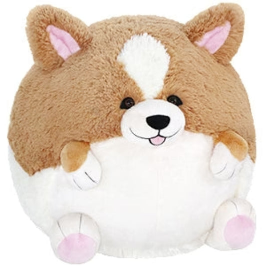 Squishable Corgi 15" Plush Toy - White/Brown