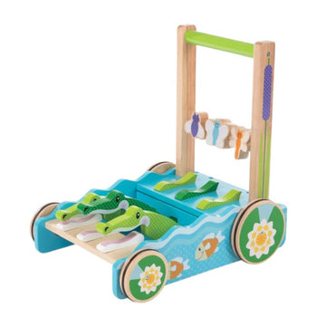 Melissa and Doug First Play Chomp and Clack Alligator Push Toy