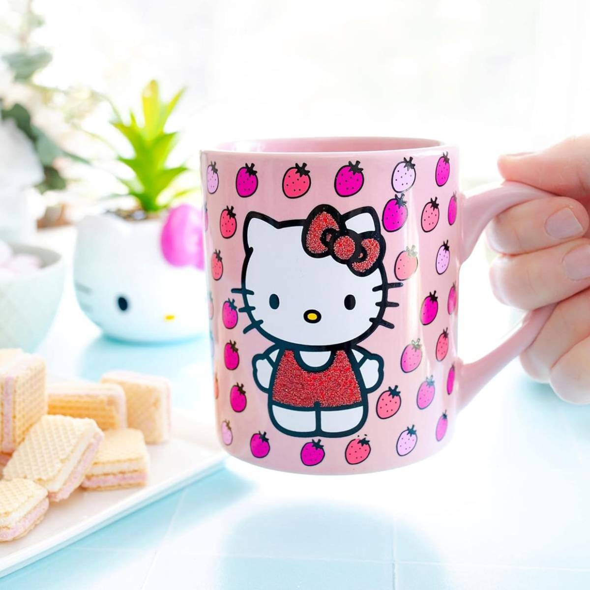 Sanrio Hello Kitty 14 oz Coffee Mug - Pink