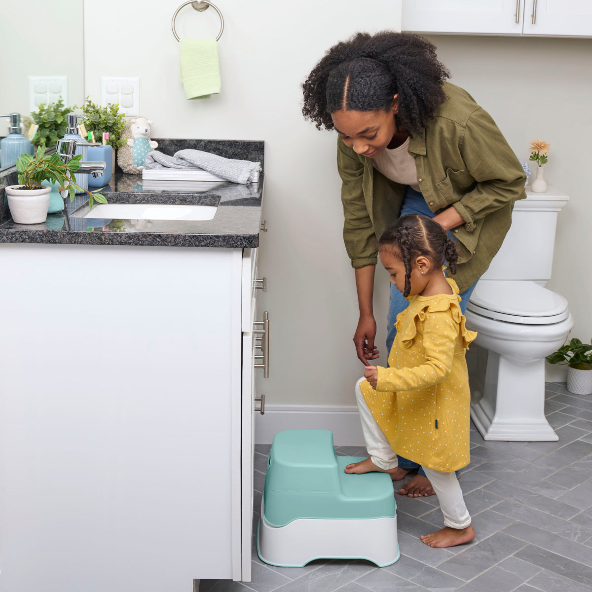 Ingenuity Prepare to Potty 3-in-1 System - Green/White