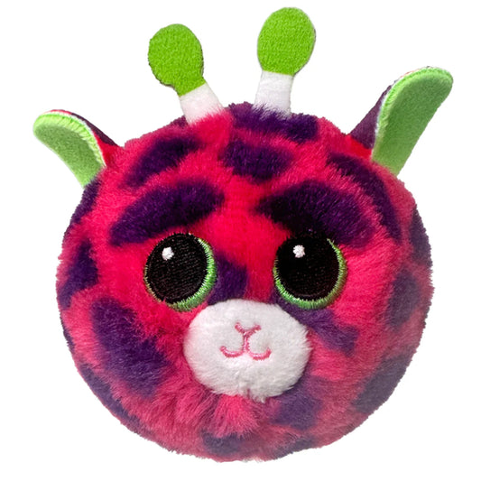 Ty Beanie Bouncers 4" Gilbert Giraffe Plush Toy - Pink/Purple