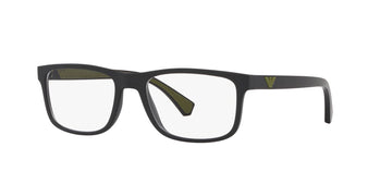 Emporio Armani Men's EA3147 Rectangle Eyeglasses - Curacao