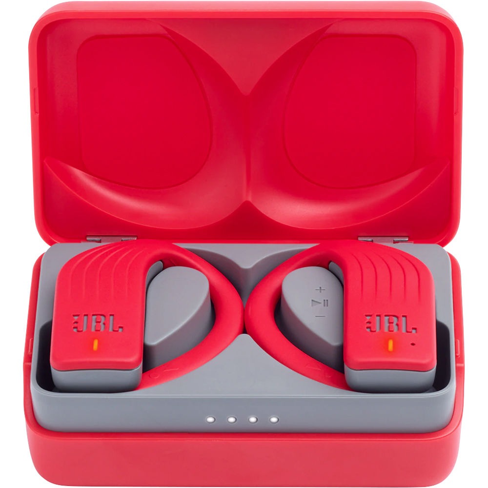 JBL Endurance PEAK Wireless In-Ear Headphones-Red